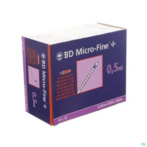 Bd Microfine+ Ser.ins. 0,5ml 30g 8,0mm 100 324825