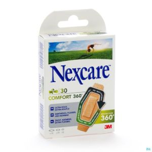 N1130asd Nexcare Comfort Strips 360° Assortiment 3 Tailles