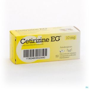 Cetirizine Eg Comp 50 X 10mg